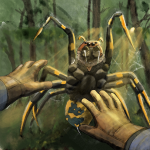 Attaque d'araignée géante dans un scénario gratuit de D&D 5e édition