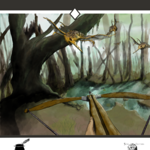Couverture d'aventure gratuite de marécages pour d&D 5e édition Les eaux troubles